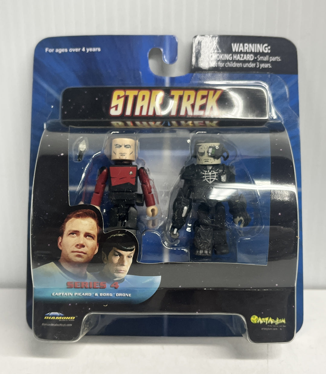 Minimates Star Trek (Series 4) Captain Picard & Borg Drone 2-Pack