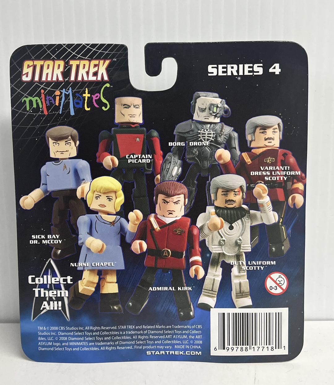 Minimates Star Trek (Series 4) Captain Picard & Borg Drone 2-Pack
