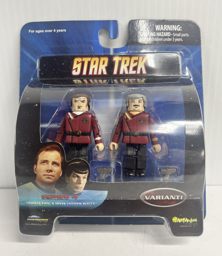 Minimates Star Trek (Series 4) Admiral Kirk & Dress Uniform Scotty 2-Pack