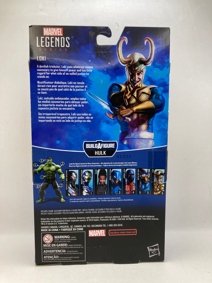 Marvel Legends Loki w/ Hulk BAF Piece Action Figure - Sealed