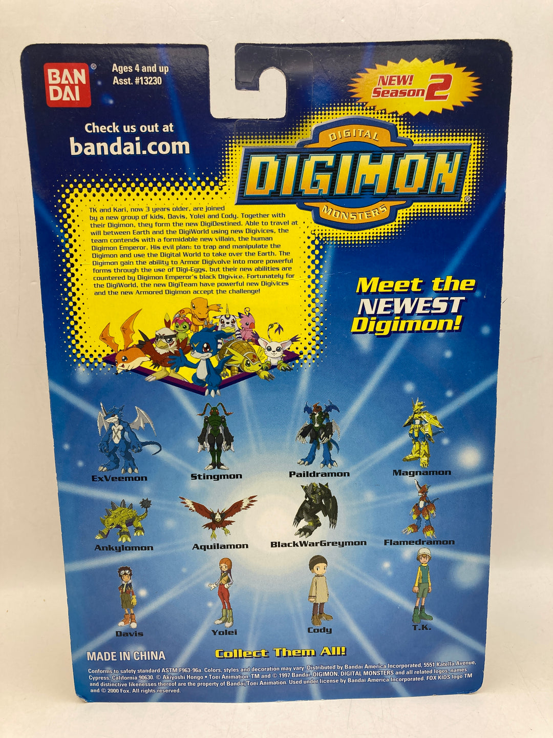 Sylphymon 3" Digimon Action Feature Figure  2000 - Sealed