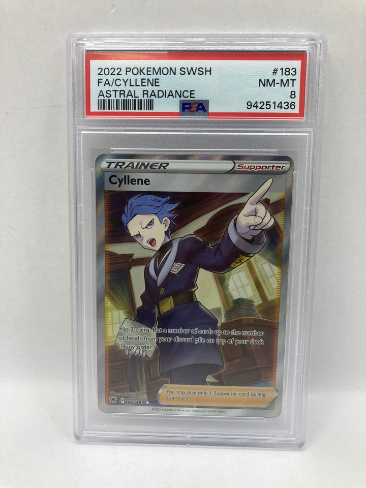Pokemon 2022 SwSh Fa/Cyllene Astral Radiance #183 PSA 8