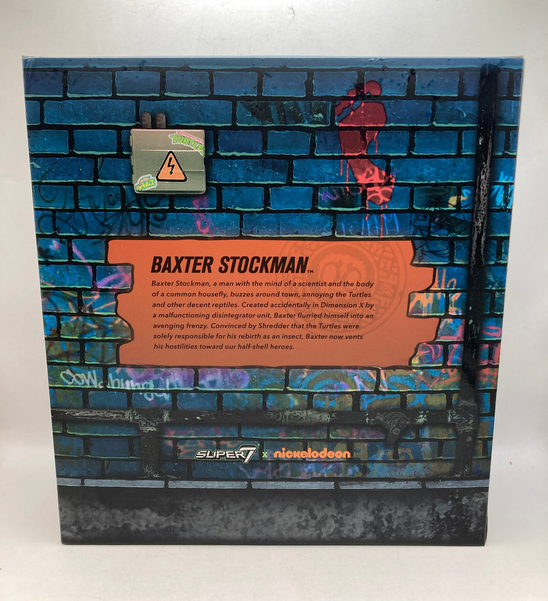 Super 7 Ultimates Teenage Mutant Ninja Turtles TMNT Baxter Stockman 7" Figure - Opened