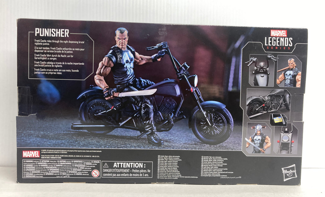Marvel Legends The Punisher Action Figure Motorcycle Sealed Hasbro Set 2020