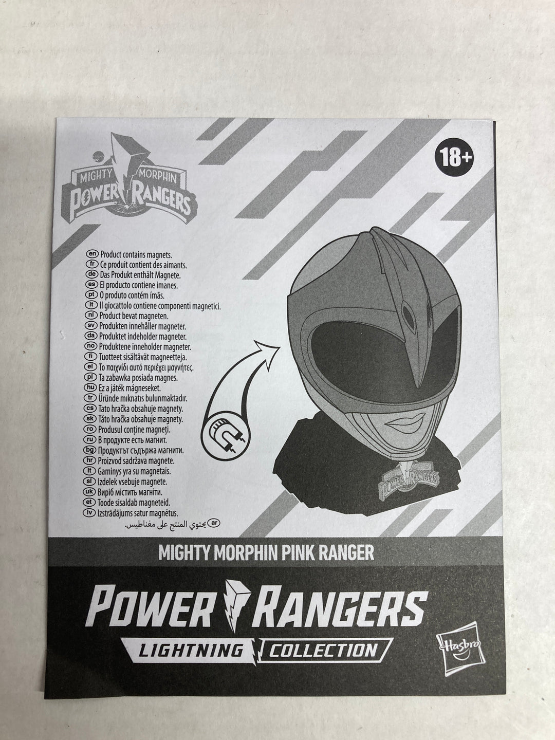 Power Rangers Lightning Collection Pink Ranger Helmet - Open