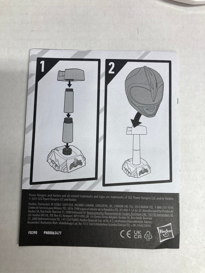 Power Rangers Lightning Collection Pink Ranger Helmet - Open