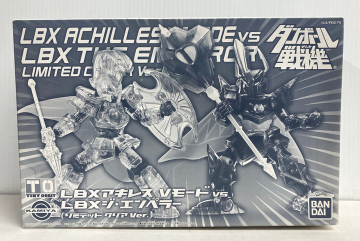 Bandai Japan Senki Lbx Achilles V Mode Vs The Emperor Model Kit Limited Clear Version