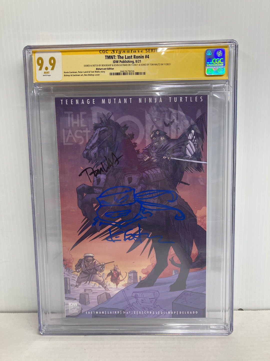 TMNT Last Ronin #4 CGC Signature Series 9.9 Mint Kevin Eastman Ben Bishop Tom Waltz