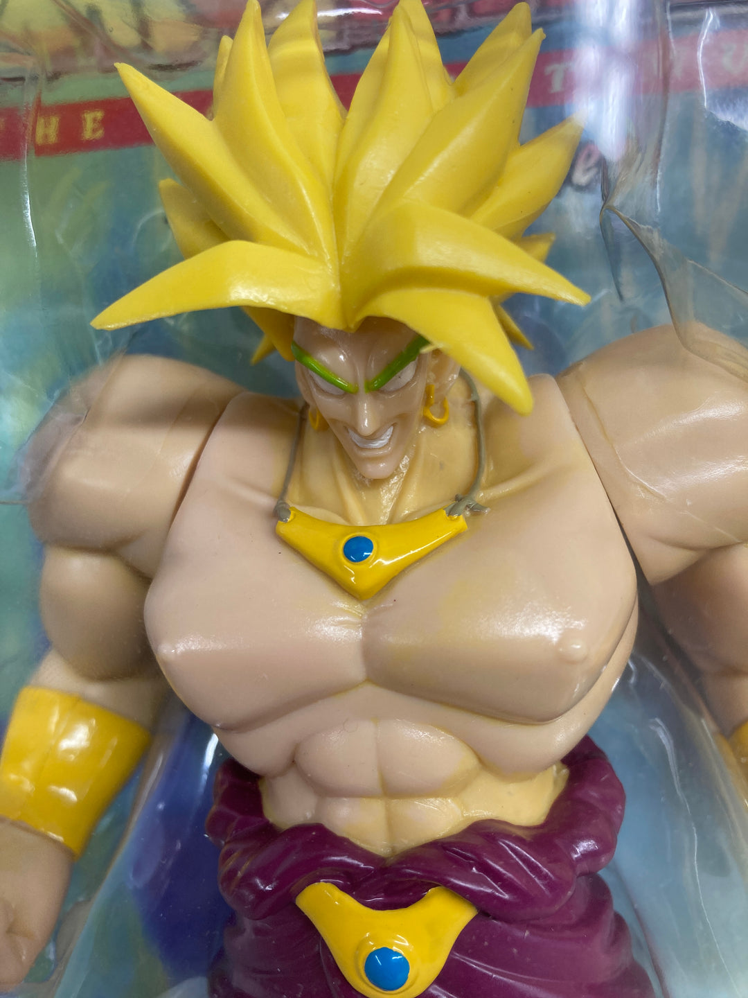 Dragon Ball Z Super Saiyan Broly 1999 Series 2 Action Figure - Sealed/Yellowing Bubble