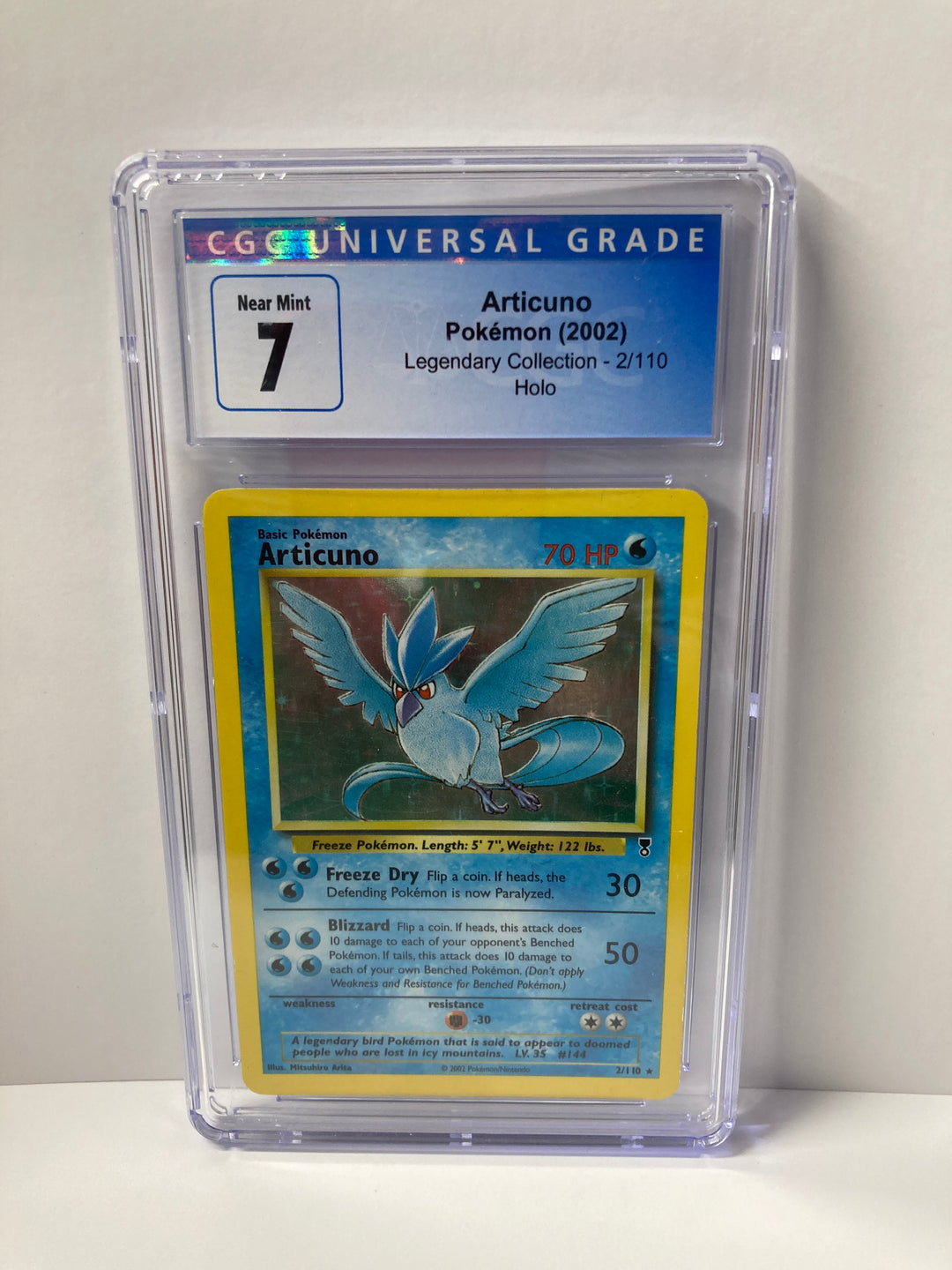 Pokemon 2002 Articuno Legendary Collection 2/110 Holo CGC 7