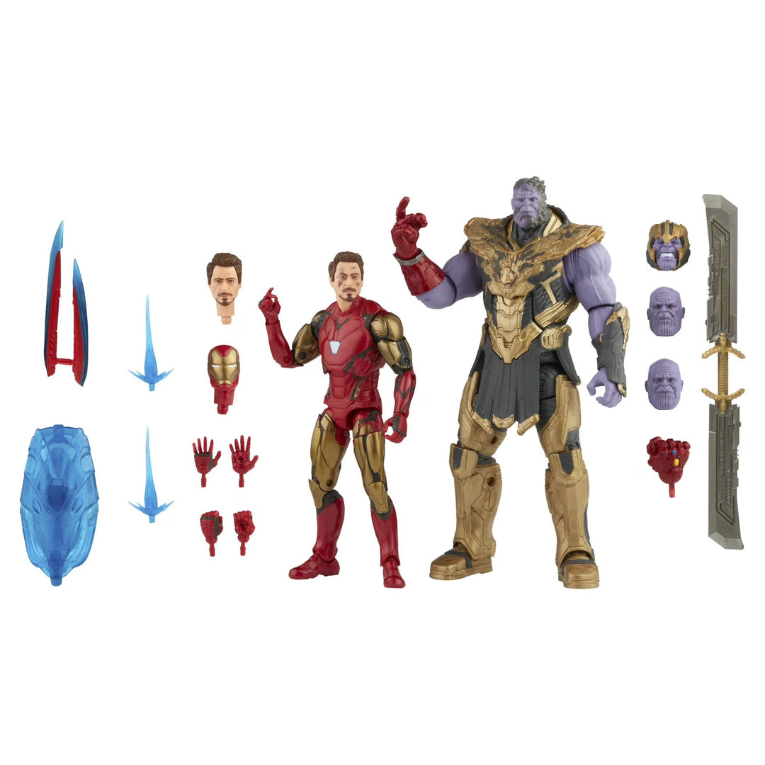 Marvel Legends Iron Man Mark 85 & Thanos 6-Inch Action Figure 2-Pk