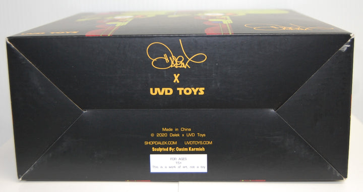 Dalek X UVD Toys - Space Monkey 7.5" Figure (Pink)  50/50 Signed 2020