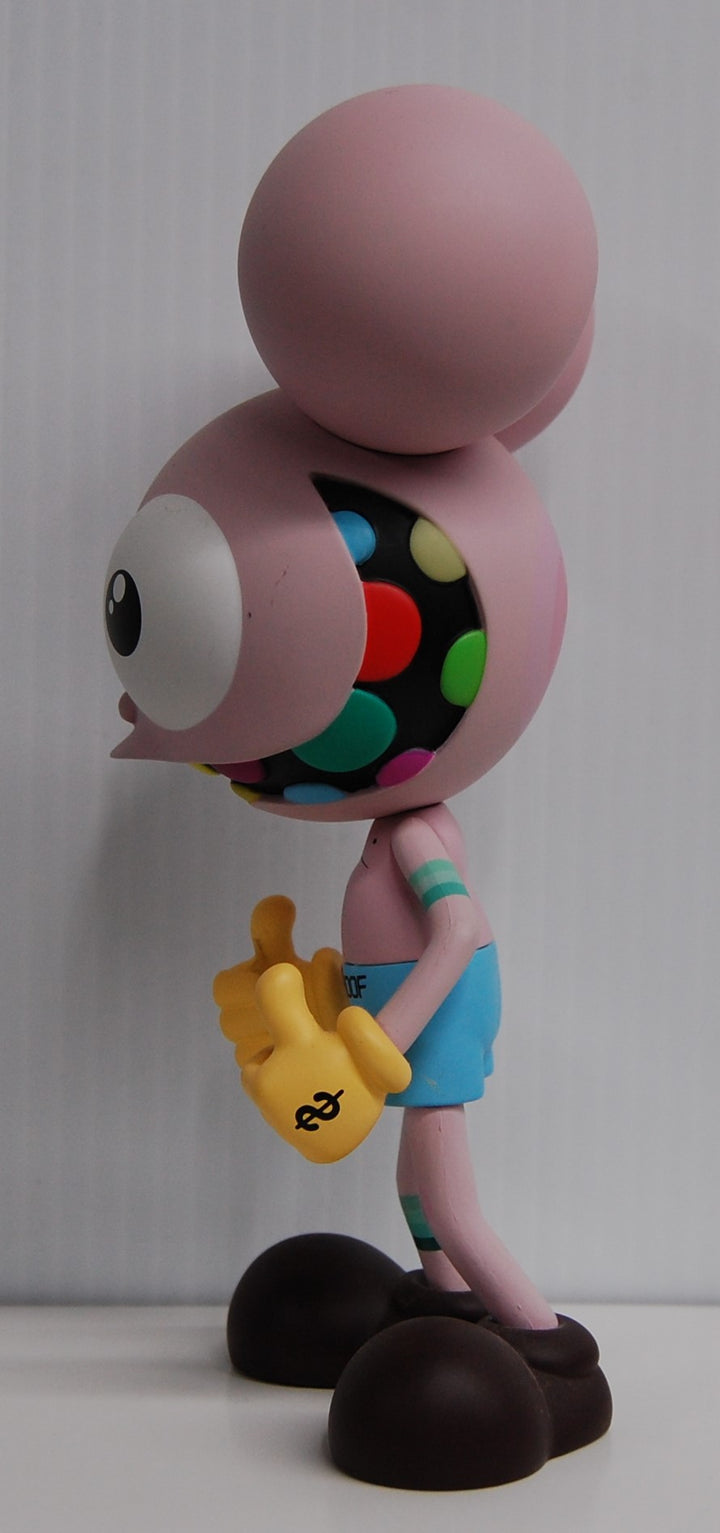 Dalek X UVD Toys - Space Monkey 7.5" Figure (Pink)  50/50 Signed 2020