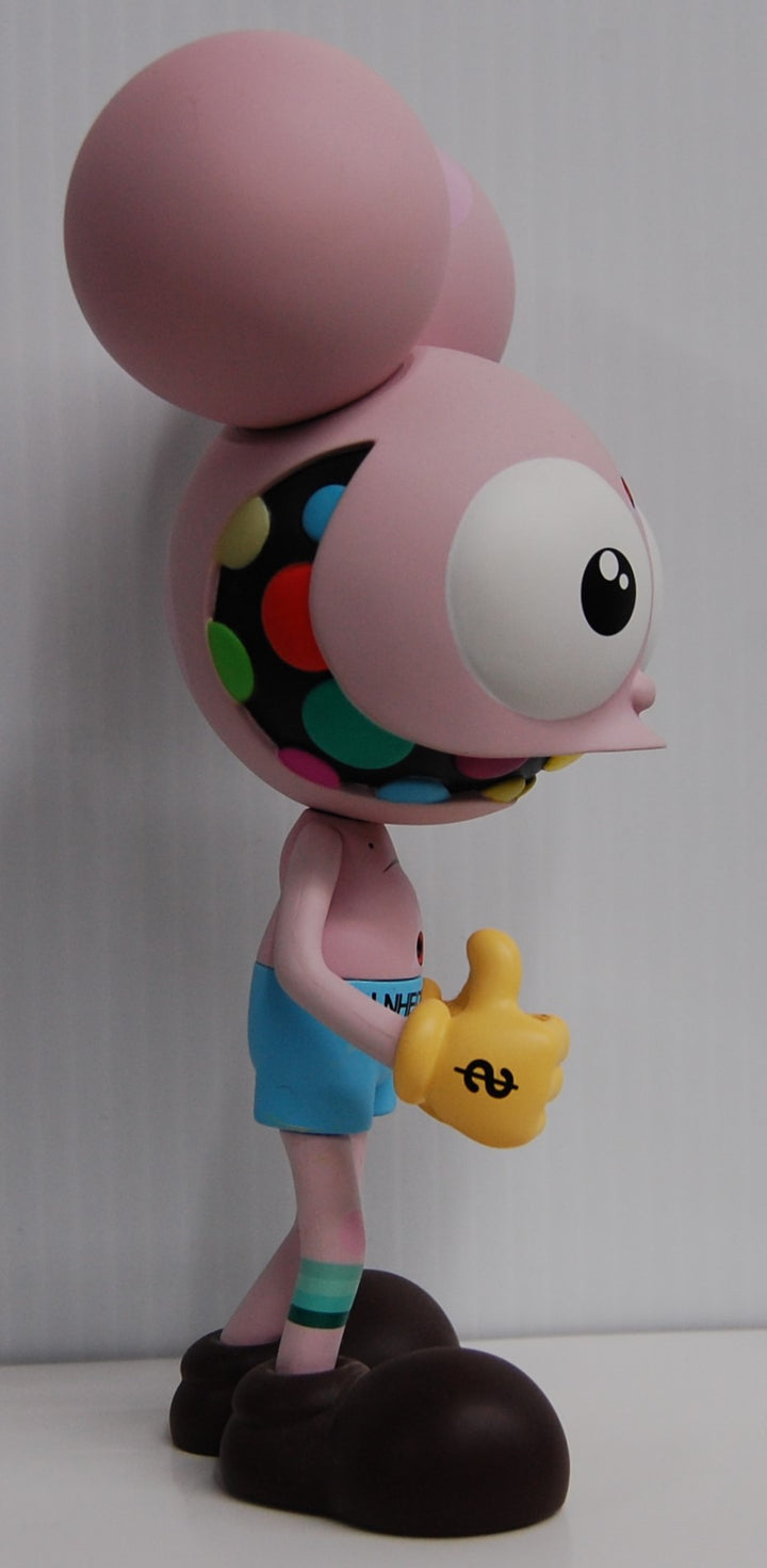 Dalek X UVD Toys - Space Monkey 7.5" Figure (Pink)  50/50 Signed 2020