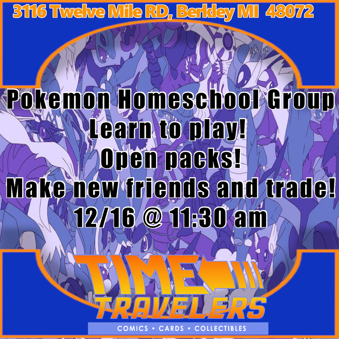 Pokemon: Homeschool - Pack and Learn to Play [11:30 AM, Tuesday, December 16th]