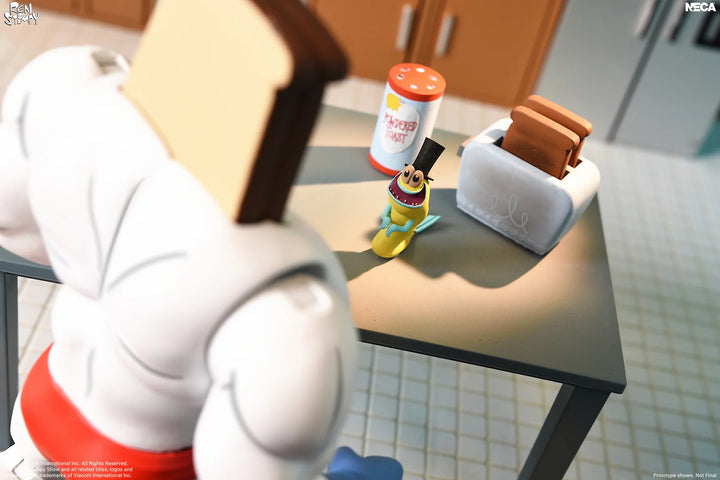 The Ren & Stimpy Show - Ultimate Powdered Toast Man 7" Scale Action Figure