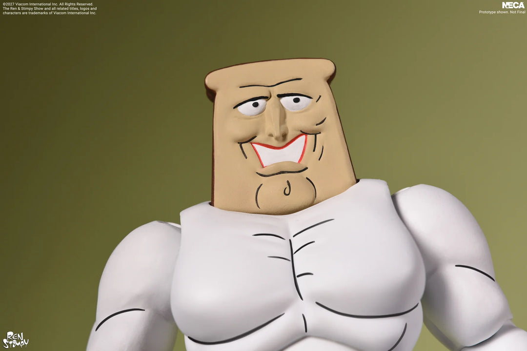 The Ren & Stimpy Show - Ultimate Powdered Toast Man 7" Scale Action Figure