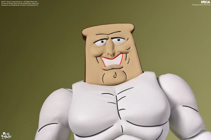 The Ren & Stimpy Show - Ultimate Powdered Toast Man 7" Scale Action Figure