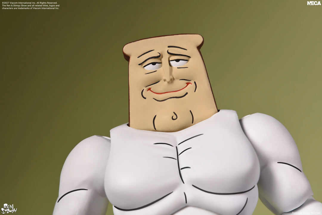 The Ren & Stimpy Show - Ultimate Powdered Toast Man 7" Scale Action Figure