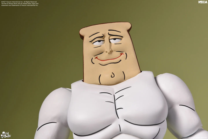 The Ren & Stimpy Show - Ultimate Powdered Toast Man 7" Scale Action Figure