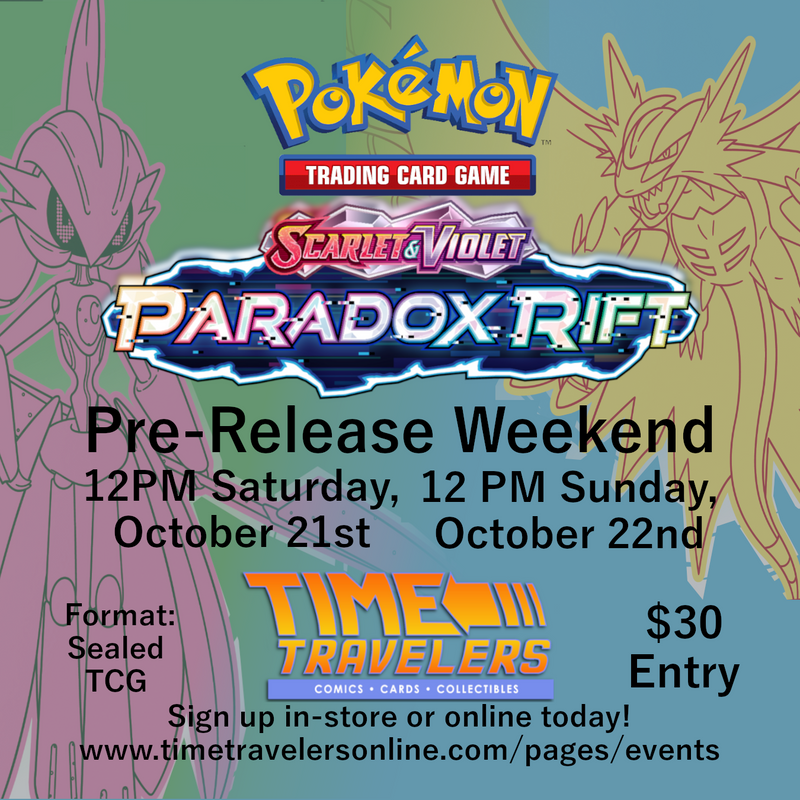 Pokémon TCG: Paradox Rift Pre-Release Entry