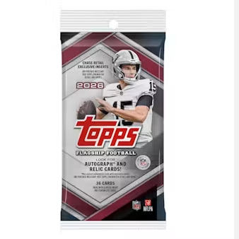 2026 Topps Football Retail Fat Pack