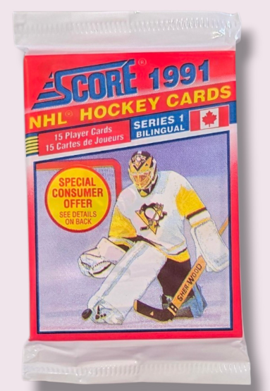 1991-92 Score Canadian Hockey Series 1 Bilingual Edition Sealed Pack