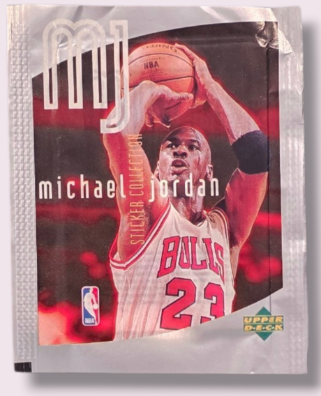 1998 Upper Deck Basketball MJ  Michael Jordan Sticker Collection Sealed Pack