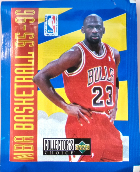1995-96 Collectors Choice NBA Sticker Pack