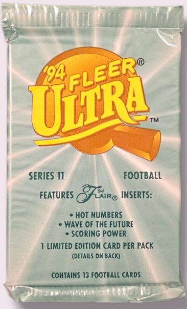 1994 Fleer Ultra Football Series II Sealed Pack