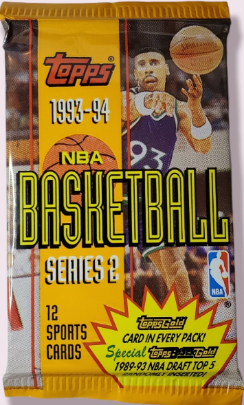 1993-94 Topps Series 2 Basketball Sealed Pack