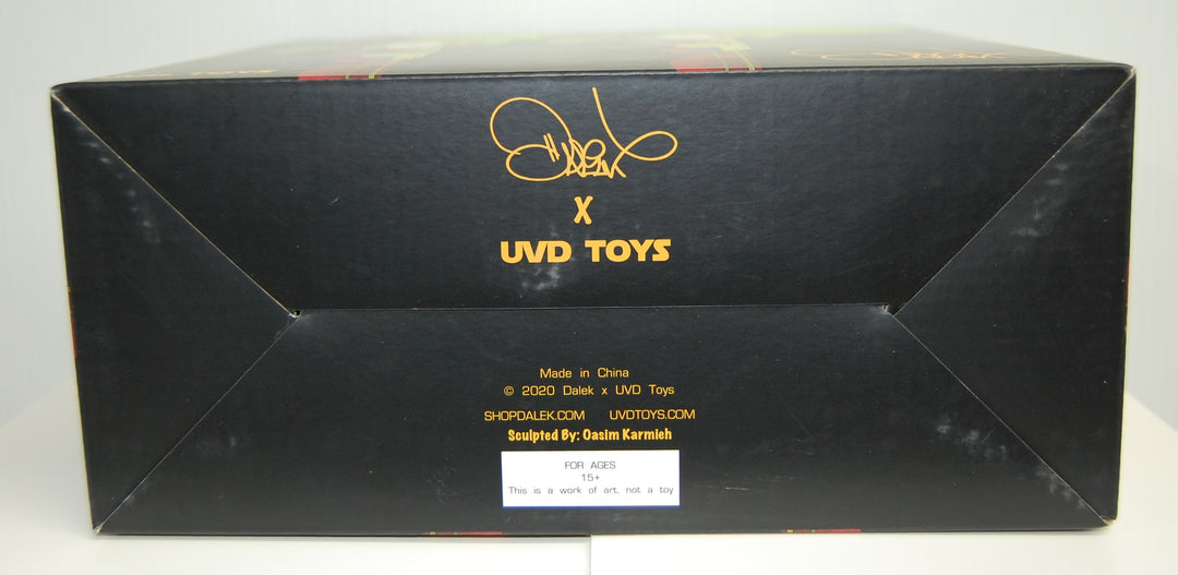 Dalek X UVD Toys - Space Monkey 7.5" Figure (Blue)  42/75 Signed 2020