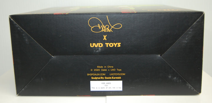 Dalek X UVD Toys - Space Monkey 7.5" Figure (Blue)  42/75 Signed 2020