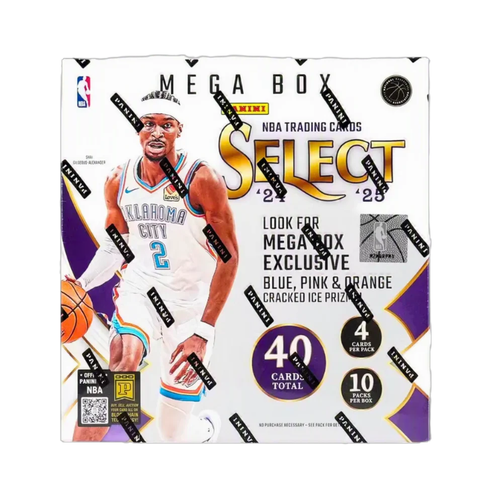 2024-25 Panini Select Basketball Mega Box Mega Exclusive Blue, Pink & Orange Prizm!