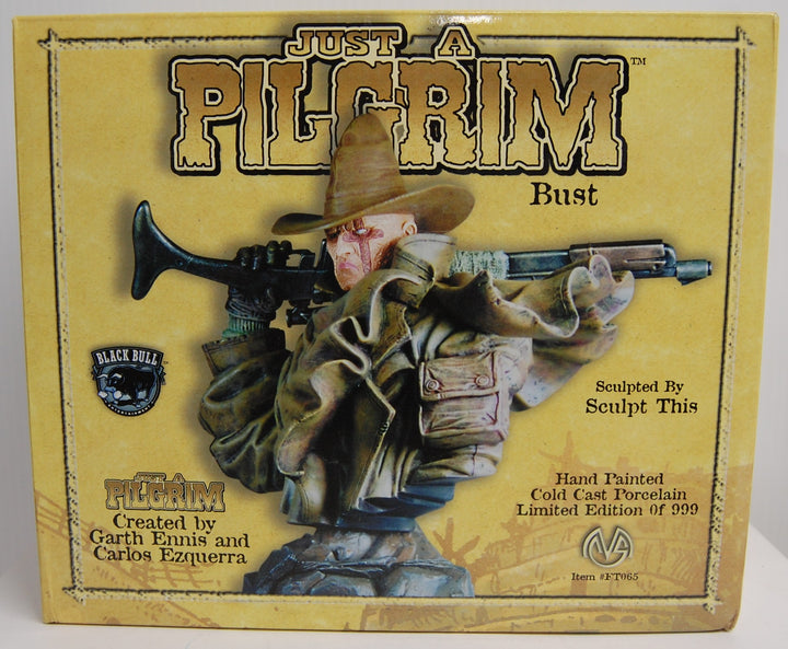 Black Bull Moore Creations 2001 - Just A Pilgrim Bust LE 610/999