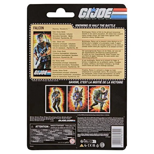 G.I. Joe Classified Series Retro Cardback Vincent R. Falcon Falcone 6-Inch Action Figure