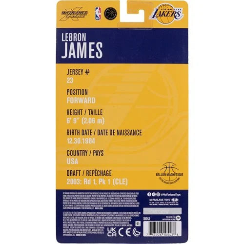 NBA McFarlane SportsPicks Los Angeles Lakers Lebron James 6-Inch Action Figure