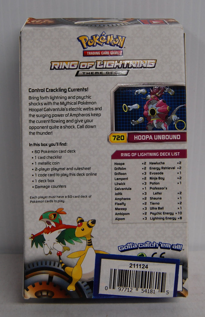 Pokemon XY Steam Siege - Ring of Lightning Theme Deck 2016