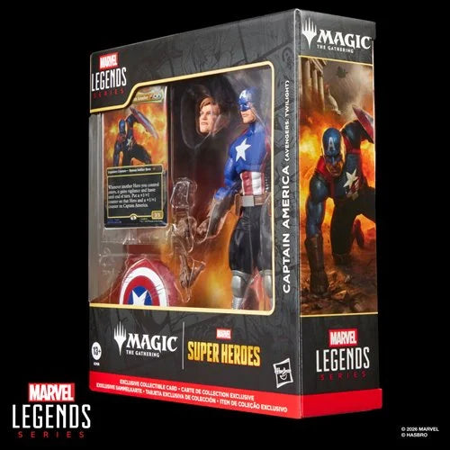 Marvel Super Heroes Magic: The Gathering Marvel Legends Series Captain America (Avengers: Twilight) 6-Inch Action Figure