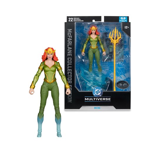 DC Multiverse McFarlane Collector Edition Wave 16 Light Green Mera DC Classic #67 7-Inch Scale Platinum Edition Action Figure