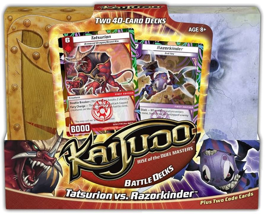 Kaijudo Rise of the Duel Masters - Battle Decks ( Tatsurion vs. Razorkinders)
