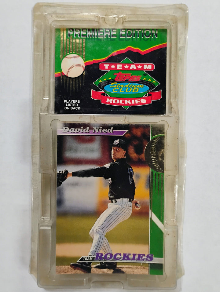 1993 Stadium Club Baseball Colorado Roockies Team Set