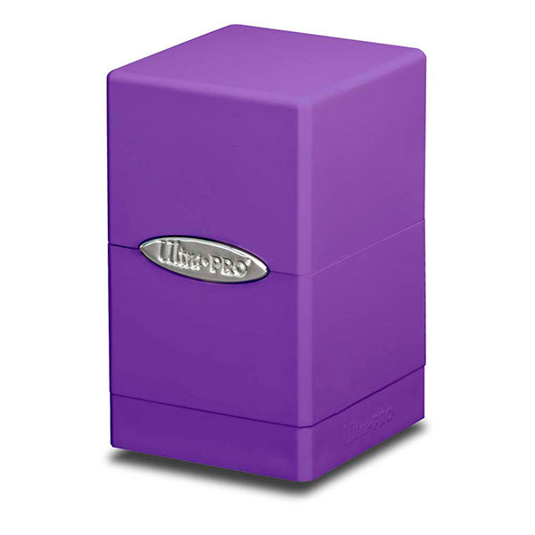 Ultra Pro Deck Box: Satin Tower 100+ - Solid Purple