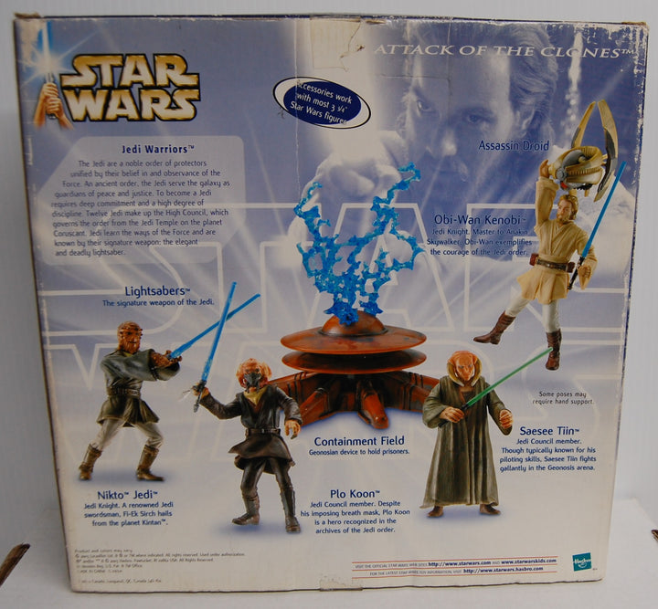 Star Wars: Attack of the Clones - Jedi Warriors 4-Pack Figures 2003 *Box Wear*