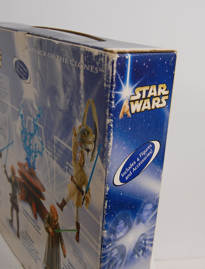 Star Wars: Attack of the Clones - Jedi Warriors 4-Pack Figures 2003 *Box Wear*