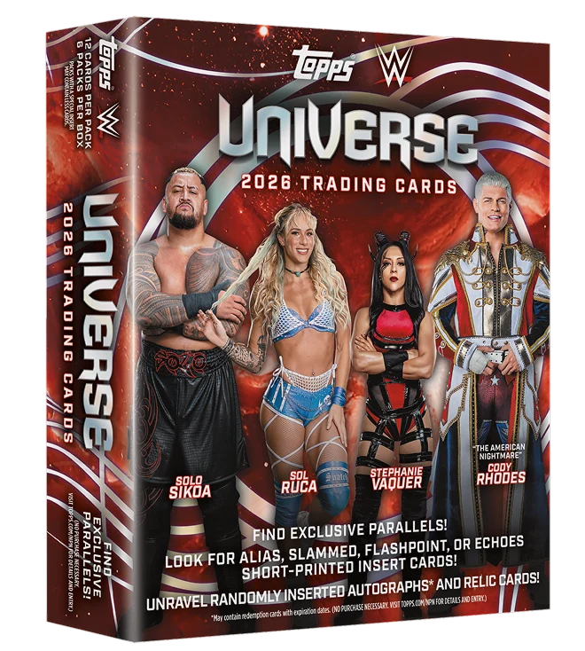 2026 Topps Universe WWE Wrestling Mega Box