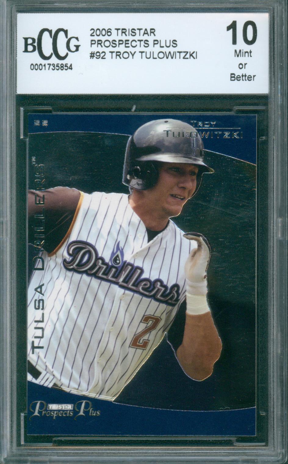 2006 Tristar Baseball Prospects Plus Troy Tulowitzki #92 BCCG 10