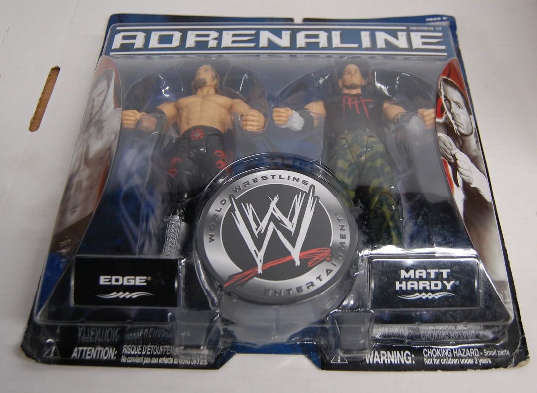 WWE Adrenaline Series 17 - Edge & Matt Hardy 2-Pack Figures 2016 Jakks