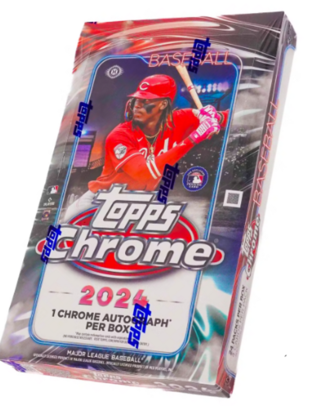 2024 Topps Chrome Baseball Hobby Box (24 Ct)