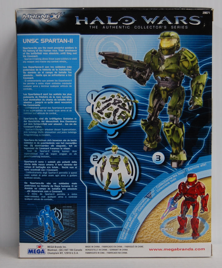 Halo Wars Magnetic UNSC Spartan-II Figure